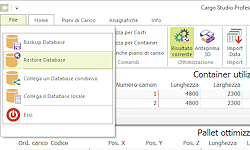 ripristino database